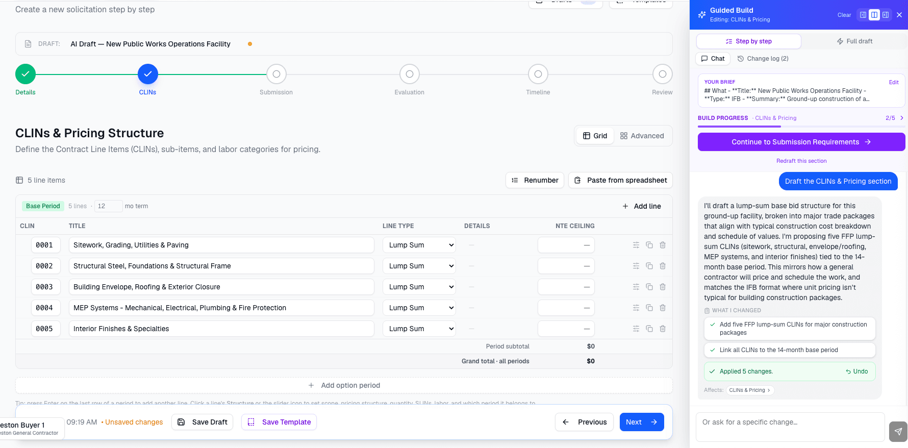 AI Solicitation Builder